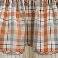 thumbnail image 3 of Park Designs Apricot & Stone Lined Layered Valance 72” x 16”, 3 of 3