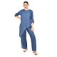 thumbnail image 1 of Set denim con diseño asimetrico Roman Fashion /Juvenil, 0050 (Dark) azul oscuro CH, 1 of 5