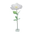 thumbnail image 3 of Arreglo floral de flores artificiales de 19,69 pulgadas de diámetro, elegante y realista. Blanco, 3 of 9