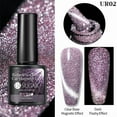 thumbnail image 2 of Laser Cat Eye Gel Nail Polish Manicure Crystal Diamond In The Debris Cat Eye Gel Polish, 2 of 5