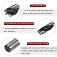 thumbnail image 4 of Uxcell 5pcs Brad Point Drill Bits Dia 11mm/0.4" Carbon Steel Round Shank Drill Woodworking 130mm, 4 of 6
