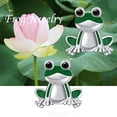 thumbnail image 4 of ICTPTOSL Frog Earrings Sterling Silver Stud Earrings, Cute Earrings Jewelry Gift for Women, 4 of 5