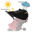 thumbnail image 2 of Stroller Shade, Universal Waterproof Stroller Sunshade Cover Anti-UV with See Through Viewing Window Extender Accessory for Stroller Easy Installation, 2 of 8