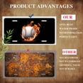 thumbnail image 5 of Flaming Baseball Funny Personalized License Plate Rust-proof Stainless Steel Metal License Plate Suitable For Men And Women 12.2" x 6.2", 5 of 7