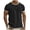 Black, variant on Tshirt Men Men's T-Shirts Short Sleeve Knit Shirts Casual Crewneck Ribbed Dress Tee Shirt(Black,L)
