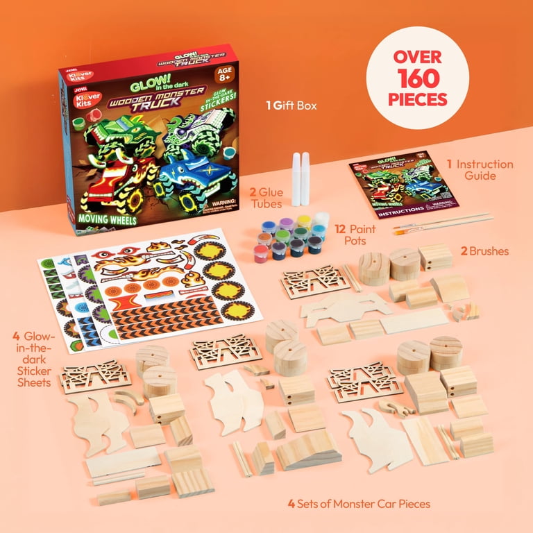Joyfy Wooden Monster Truck Build & Paint Kit photo 2