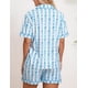 thumbnail image 3 of Conjunto de pijama estilo preppy for mujer, ideal for el verano. Incluye shorts de algodón, estampado oceánico y shorts a juego., 3 of 7