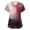 Wine, variant on JULMCOMO Halloween Scrub Tops for Women Plus Size Pumpkin Haunted Castle Print V Neck Graphic Tees Loose Casual Holiday Nurse Uniform Shirts with Pockets Blue 5XL