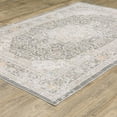 thumbnail image 2 of Oriental Weavers Cavett Area Rug - CAV02 - 6'7" x 9'6" - in Grey/ Orange - Vintage Inspired, Stain Resistant, Family and Pet Friendly , Dining, Living Room Rug, 2 of 2