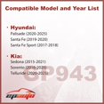 thumbnail image 2 of Filtro de aire de motor EPAuto GP943 para Kia y Hyundai 2015-25, 2 of 6