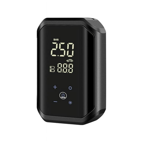 Electric Ball Pump Portable Sports Automatic Ball Air Pump with Digital Precise Pressure Gauge,1 x Electric Ball Pump kit,Black