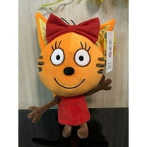 Dis Russian Cartoon Kid-e-Cats Kidecats Tri Kota Karamelka 15" Plush Soft Stuffed Animal