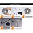 thumbnail image 3 of Black Metal Towel Rack - 24 Inch Towel Bar for Bathroom (Matte Black, 60cm), 3 of 5