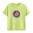 thumbnail image 4 of SELONE Boys Short Sets Two Piece Patriotic Graphic Kids Clothing Short Sleeve T Shirts 4th of July Outfits, 4 of 8