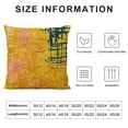 thumbnail image 5 of Nawypu  Square Geometrical Plaid Striped Cut Cushion Case Luxury Modern Throw Pillow Cover Decorative Pillow for Couch Sofa Living Room Bedroom Car, Yellow, 5 of 5