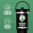 thumbnail image 5 of Hydrapeak x NBA Officially Licensed Boston Celtics 32 oz Nomad Tumbler with Handle and Straw Lid, Leakproof Stainless Steel Water Bottle, 5 of 7