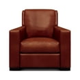 thumbnail image 7 of GTR Leather Santiago Top Grain  Manual Push-Back Recliner, Russet Brown, 7 of 7