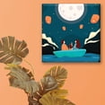 thumbnail image 2 of Cuadro Canva Pixtreats Noche Iluminada en Familia 80X80 cm, 2 of 4