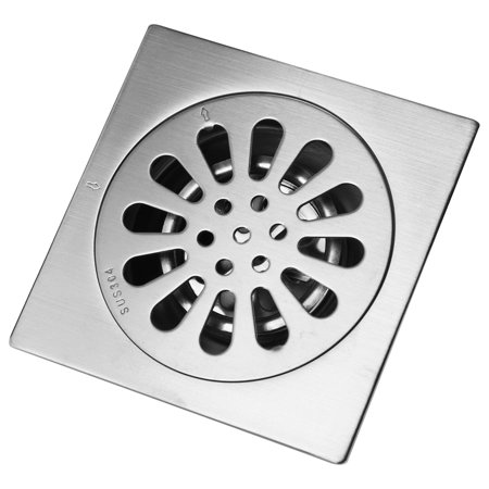 Square Shower Floor Drain Bathroom Tile Insert Floor Drainer With