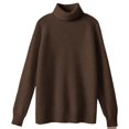 thumbnail image 3 of Chandail pour Femmes Col Roulé Chandails pour Femmes 2025 Surdimensionné Automne Manches Longues Doux Décontracté Chandail Tops, Chandail pour Femmes TTTG, 3 of 3