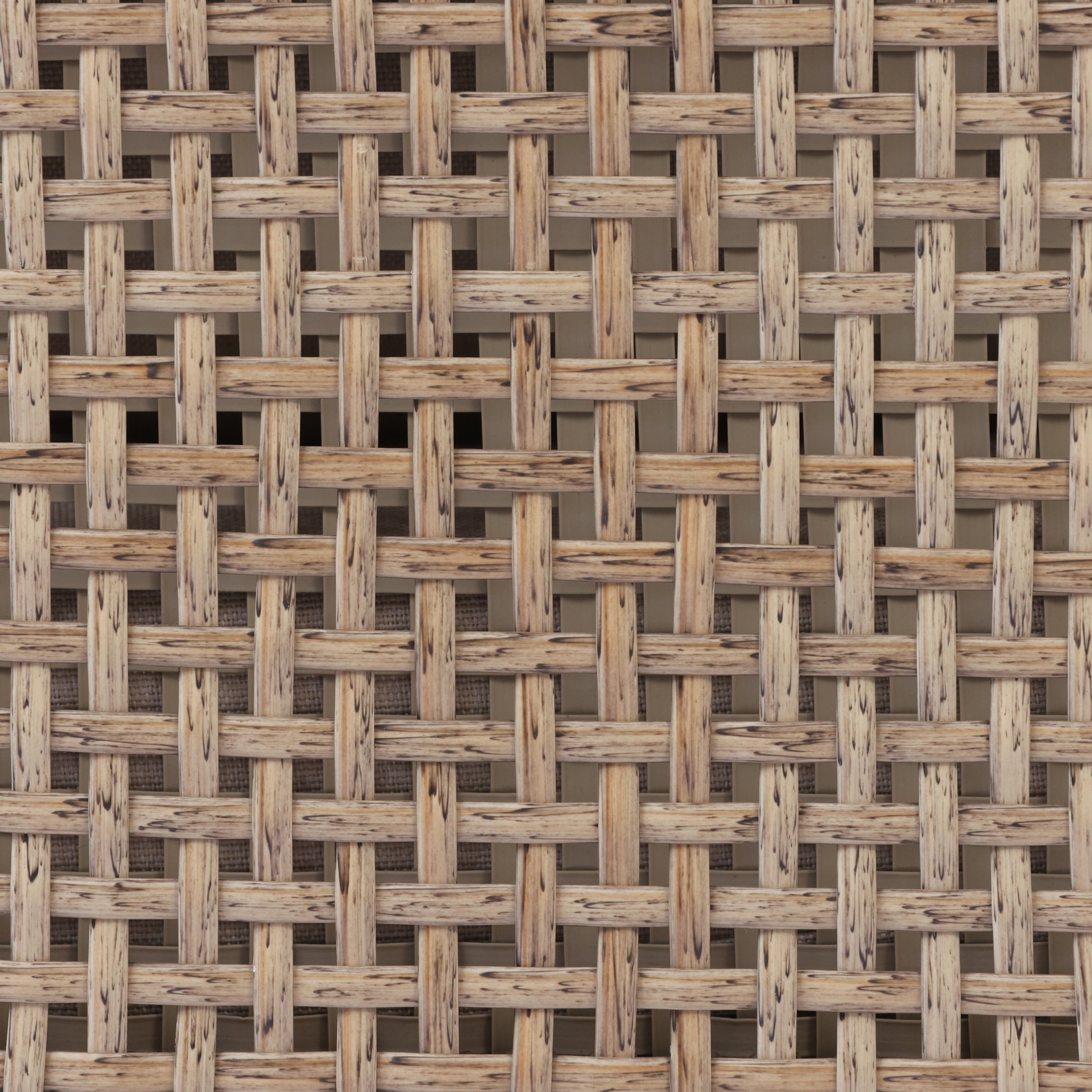 Christopher Knight Home Acacia Wood Outdoor Club Chair with Wicker Armrests, Beige Cushion, Light Teak