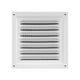 thumbnail image 1 of Rejilla de ventilación de aire, fácil instalación, resistente a la lluvia, con protección incorporada. Blanco, 1 of 9