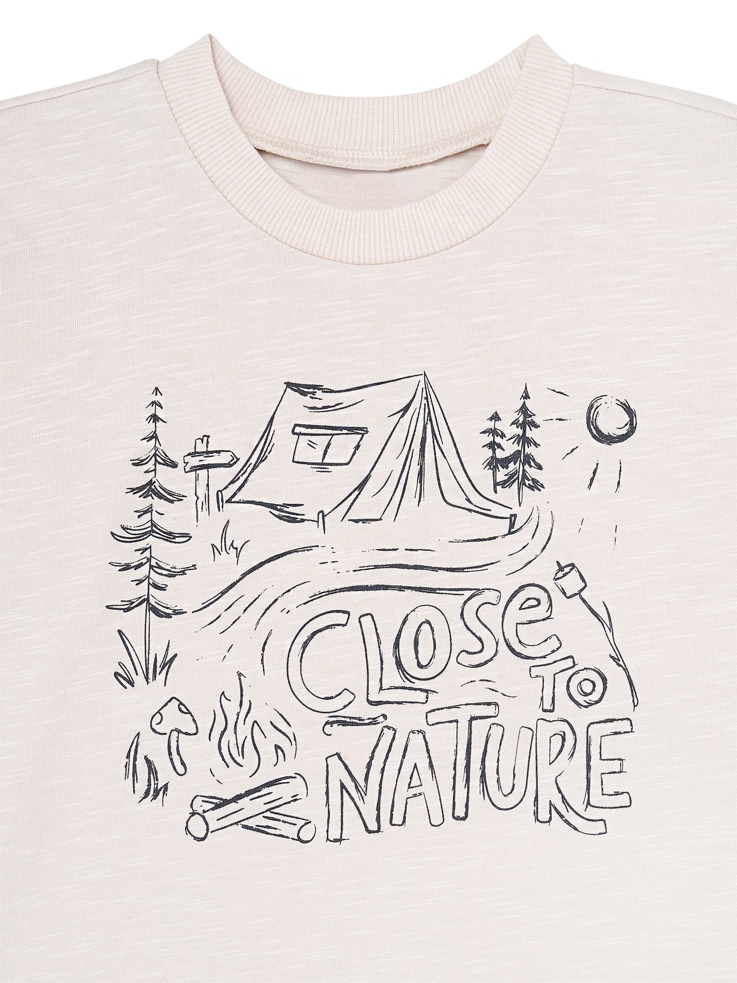 Modern Moments by Gerber Toddler Boy Organic Drop Shoulder Graphic Tee, Sizes 12 Months - 5T
