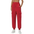 thumbnail image 4 of BILIKEYU Women's Thin High Waisted Loose Casual Sweatpants, Womens Pants, Sweatpants Women, Wide Leg Sweatpants Women, 4 of 6
