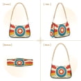 thumbnail image 7 of FORMRS Womens Shoulder Bag with Chain Strap Clutch Purse Cute Tote Handbag, Colorful Circles, 7 of 7