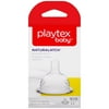 Playtex Baby NaturaLatch Most Like Mom Silicone Nipples, 3M+, Medium Flow, 2 count