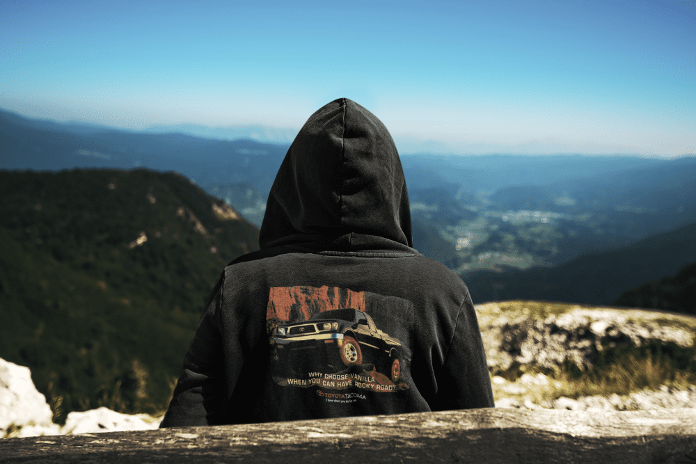 Toyota Tacoma Vintage Zip-Up Hoodie