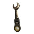 thumbnail image 7 of Ratchet Wrench Flexible Head Double Joint Long Metric Ratcheting Wrench 8-19mm Open End Wrench for Maintenance, 7 of 7