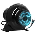 thumbnail image 1 of Ventilador Simple Deluxe 10 cm 195 m³/h para hidroponía, 1 of 7