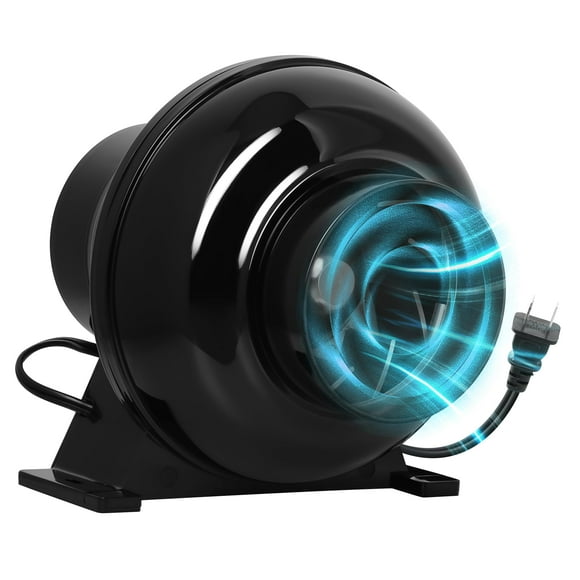 Ventilador Simple Deluxe 10 cm 195 m³/h para hidroponía