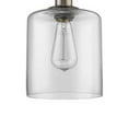 thumbnail image 3 of 7 Inch Glass Shade Metal Pendant Light with Edison Bulb, Bronze, 3 of 6