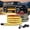 Amber, variant on Nilight 2-Piece 70 Inch LED Strobe Strip Lights for Truck Running Board, Blue White Flexible Side Warning Safety Flashing, IP67 Waterproof