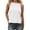 v#52White217, variant on Womens Tank Tops Flowy Vest Halter Top Plus Size Solid Color With Adjustable Thin Strap Backless Loose Fit For Summer Training Classic Tops,Black,M