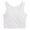 White, variant on ZNQHFRE Women's Crew Neck Racerback Tank Top With Built‑In Bra, Sleeveless Yoga Workout Casual Undershirt L
