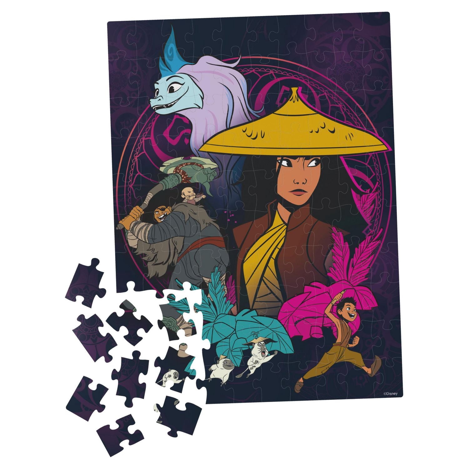 Raya and the Last Dragon 100-Piece Jigsaw Puzzle, for Families and Kids Ages 4 and up