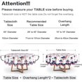 thumbnail image 2 of 4th of July Table Cloth Tablecloth Round 60 Inch Patriotic American Flag Tablecloth Washable Table Cover Reusable Memorial Day Tablecloth for Home Party Picnic, 2 of 6