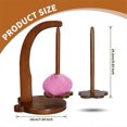 thumbnail image 5 of HanaWood Yarn Holder for Knitting and Crocheting, Crochet Gift for Knitting Lovers, Wooden Yarn Spinner for Crocheting, 5 of 5