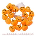 thumbnail image 6 of Pompotops Orange Halloween 20 LED Lighting Props, 2.6*2.6*2 Inch, Witch Styling Diy Battery Box String Lights, for Halloween Themed Party Carnival Decorations, 6 of 7