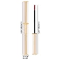 thumbnail image 4 of Lápiz labial para mujer, tinte labial, brillo labial, tubo blanco pequeño, brillo labial aterciopelado con lápiz labial mate fino y brillante, brillo labial duradero y resistente, no se pega fácilment, 4 of 4