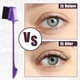 thumbnail image 5 of Dual Comb Eyebrow Brushes, Eyelash Comb Eyebrow Brush for Women, Eyelash Eyebrow Travel Makeup Tool, Purple 6.77" Length, 5 of 7
