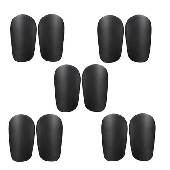 5Pcs Black Shin Guards Mini Shin Pads, Wear- Shock-Absorbing Football Shin Pads, Football Training Shin Pads