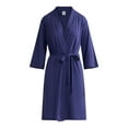 thumbnail image 5 of Lissome Women's and Women's Plus Size Waffle Knit Wrap Robe, Size S-4X, 5 of 5