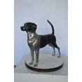 thumbnail image 4 of Nifao Foxhound Dog Bronze Statue – Home Decor Sculpture, 31"L x 7"W x 24"H, 4 of 12