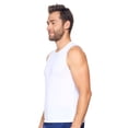 thumbnail image 2 of Expert Brand USA-Made Men's Siro Raw Edge Muscle Tee, White, XL, 2 of 5