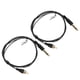 thumbnail image 3 of 2 Uds 5,9 Pies RCA Tatuaje Clip Cable Cabeza Recta Elástico Flexible Estable Corriente RCA Clip Cable Rotatorio Tatuaje Máquina Fuente De Alimentación Kit OD2.2mm(Negro), 3 of 5