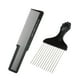 thumbnail image 1 of Salon Barber Hair Styling Set Cepillo de Selección Afro de material acero Inoxidable Negro con de Cortapelos, 1 of 5